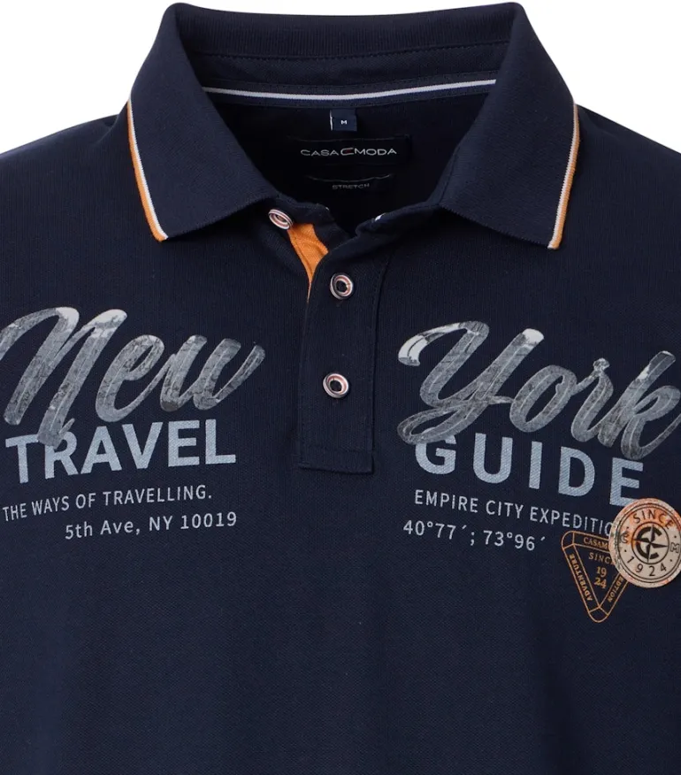Polo-Shirt blau