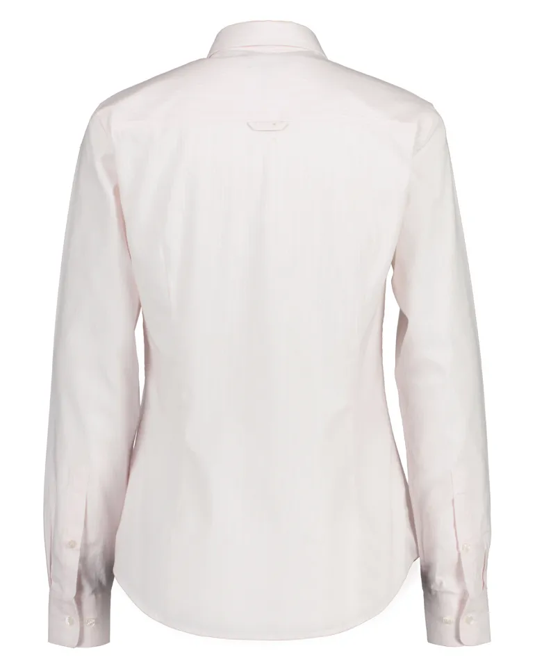 Popeline Bluse mit Streifen light pink
