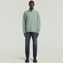Premium core half zip r sw ls iceberg green