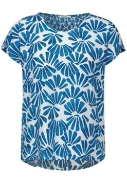 Printmix Bluse azure blue