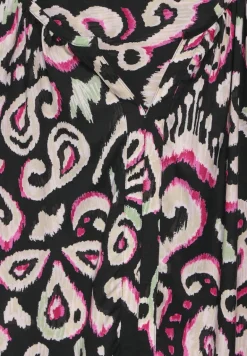 Print Tunika Bluse black
