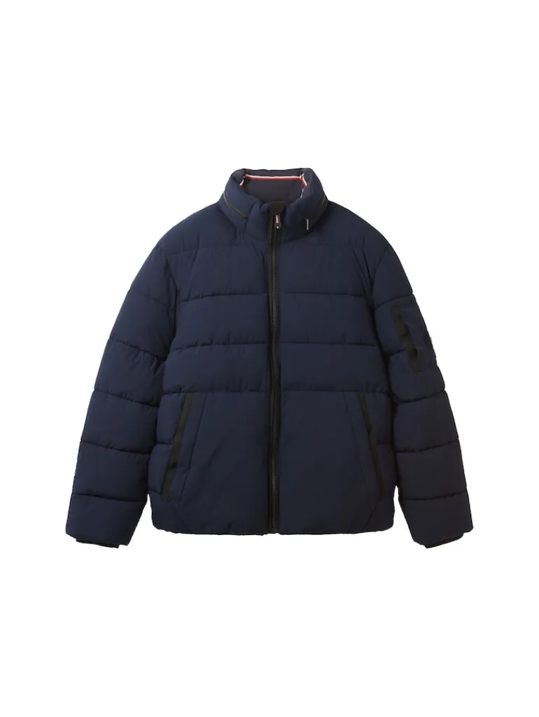 Pufferjacke mit versteckter Kapuze sky captain blue