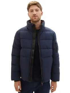 Pufferjacke mit versteckter Kapuze sky captain blue