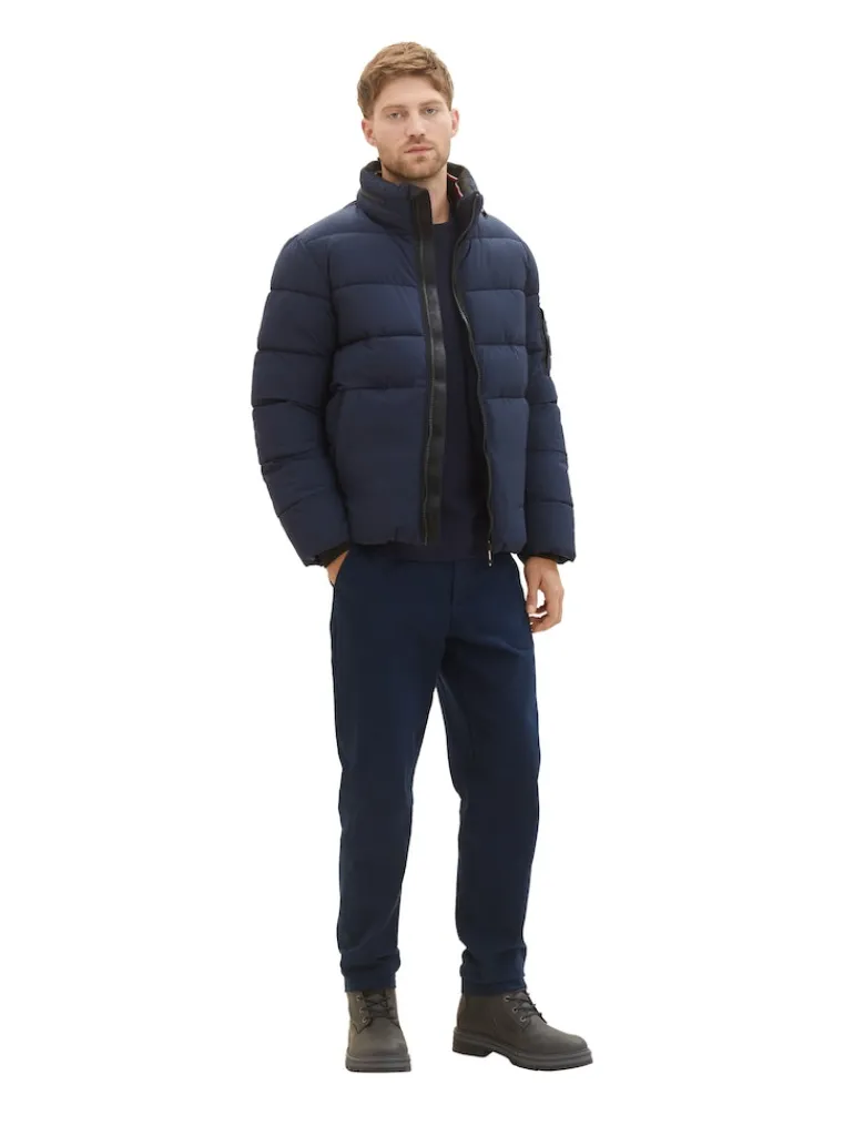 Pufferjacke mit versteckter Kapuze sky captain blue