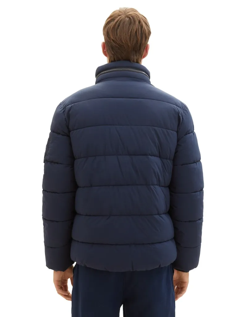 Pufferjacke mit versteckter Kapuze sky captain blue