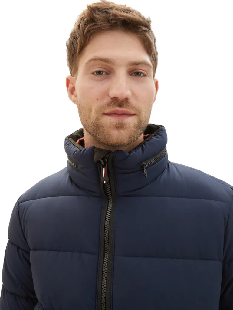 Pufferjacke mit versteckter Kapuze sky captain blue
