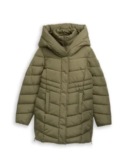 Puffer-Mantel im 2-in-1-Look jungle soil green