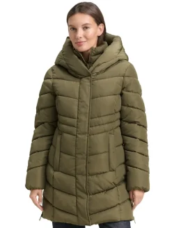 Puffer-Mantel im 2-in-1-Look jungle soil green