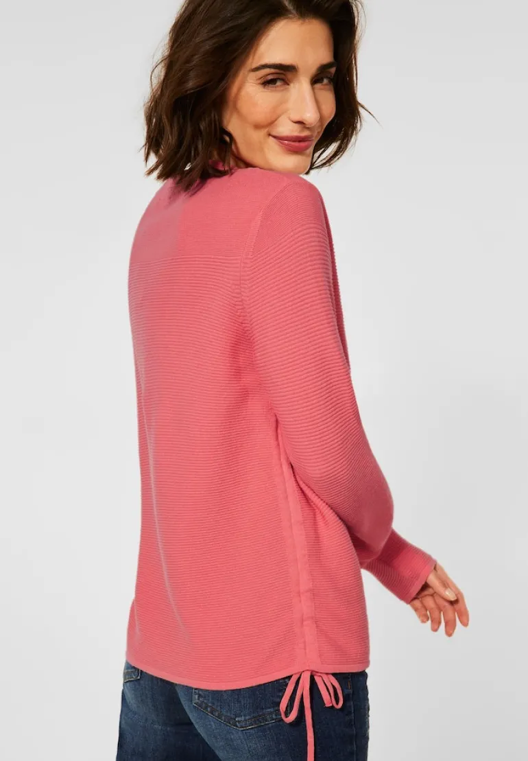 Pullover mit Struktur rose pepper