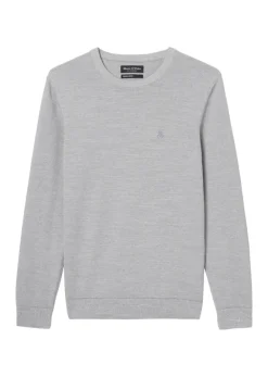 Pullover regular silver gray melange