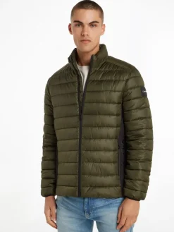 RECYCLED SIDE LOGO JACKET dark olive