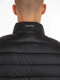 RECYCLED SIDE LOGO VEST ck black