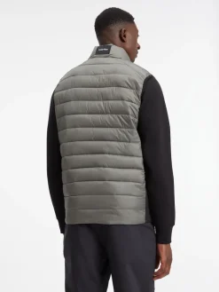 RECYCLED SIDE LOGO VEST gunmetal