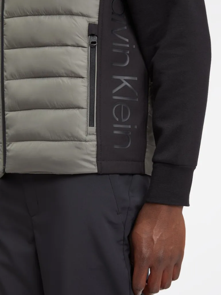 RECYCLED SIDE LOGO VEST gunmetal