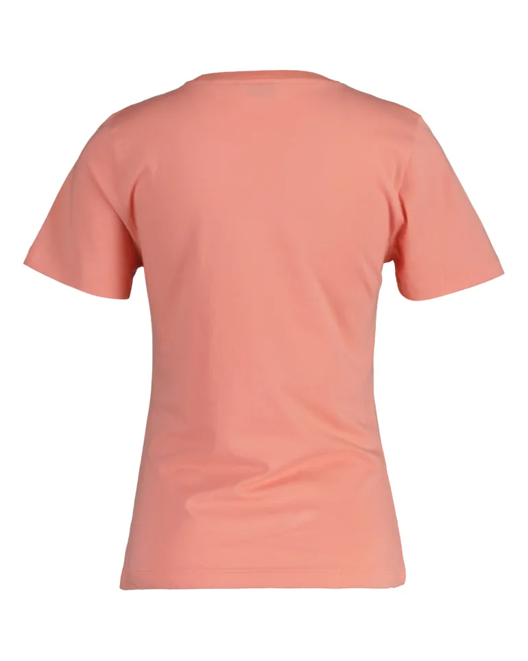 REG LOGO SS T-SHIRT peachy pink