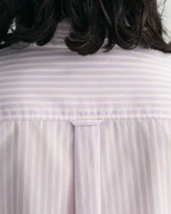 Regular Fit Broadcloth Bluse mit Streifen soothing lilac