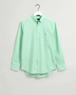 Regular Fit Broadcloth Hemd absinthe green