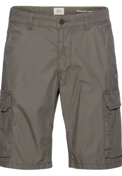 Regular Fit Cargo Shorts mit Minimal Print shadow grey