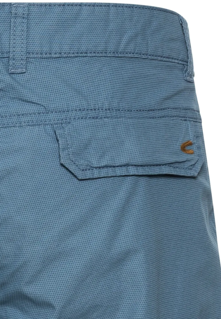 Regular Fit Cargo Shorts mit Minimal Print elemental blue