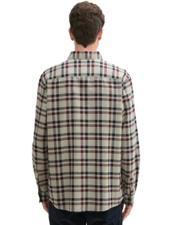 Regular Fit Hemd im Karomuster grass green purple check
