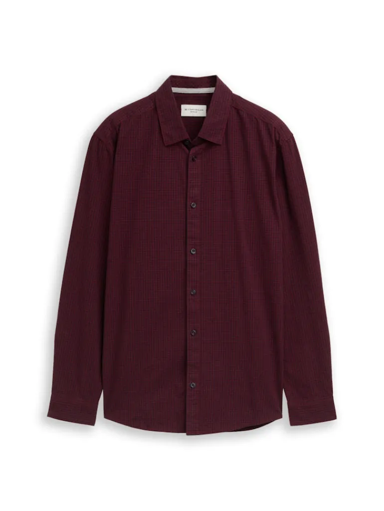 Regular Fit Hemd mit Karomuster red vichy check