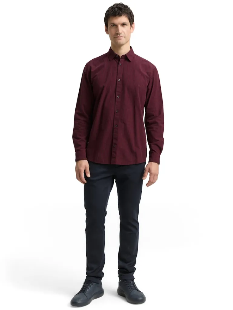 Regular Fit Hemd mit Karomuster red vichy check