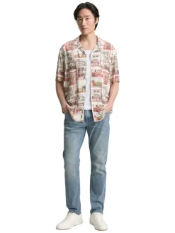 Regular Fit Kurzarmhemd im Hawaii-Look multi color photo design