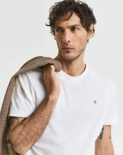 Regular Fit Shield T-Shirt white