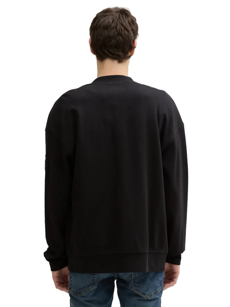 Relaxed Fit Bomberjacke black