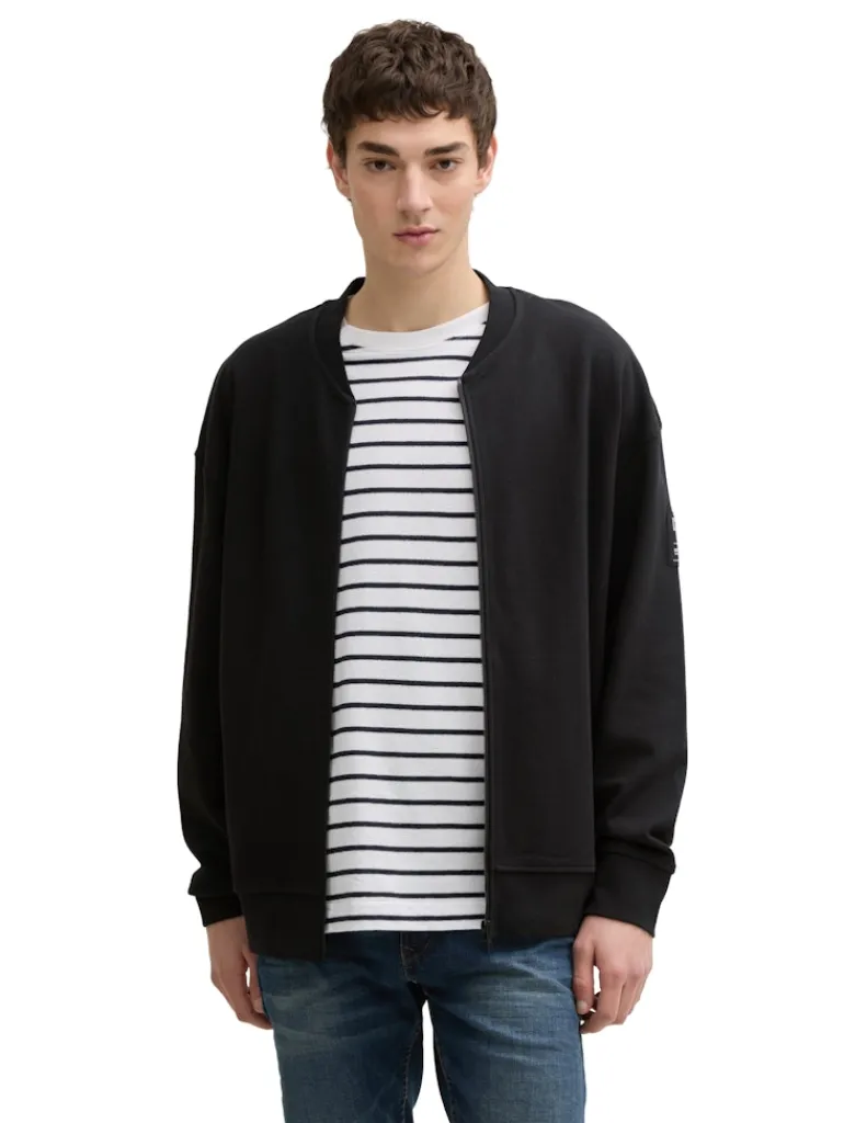 Relaxed Fit Bomberjacke black