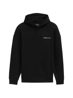 Relaxed Fit Hoodie Sweatshirt mit Rückenprint black