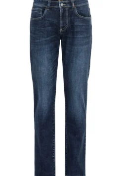 Relaxed Fit 5-Pocket Jeans aus Baumwolle indigo