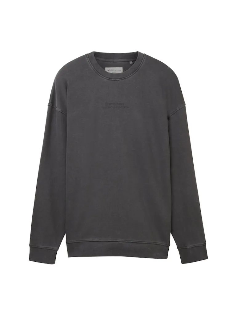 Relaxed Sweatshirt washed black