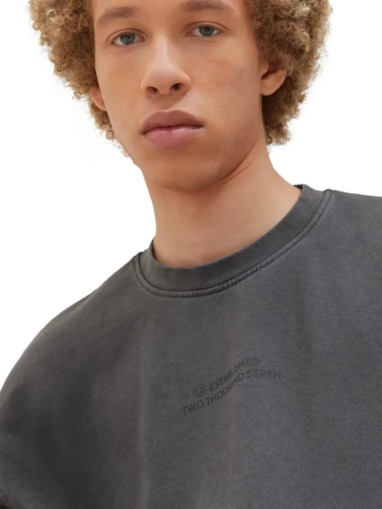 Relaxed Sweatshirt washed black