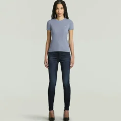 Rib cap sleeve wmn amann