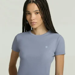 Rib cap sleeve wmn amann