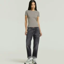Rib cap sleeve wmn wild dove