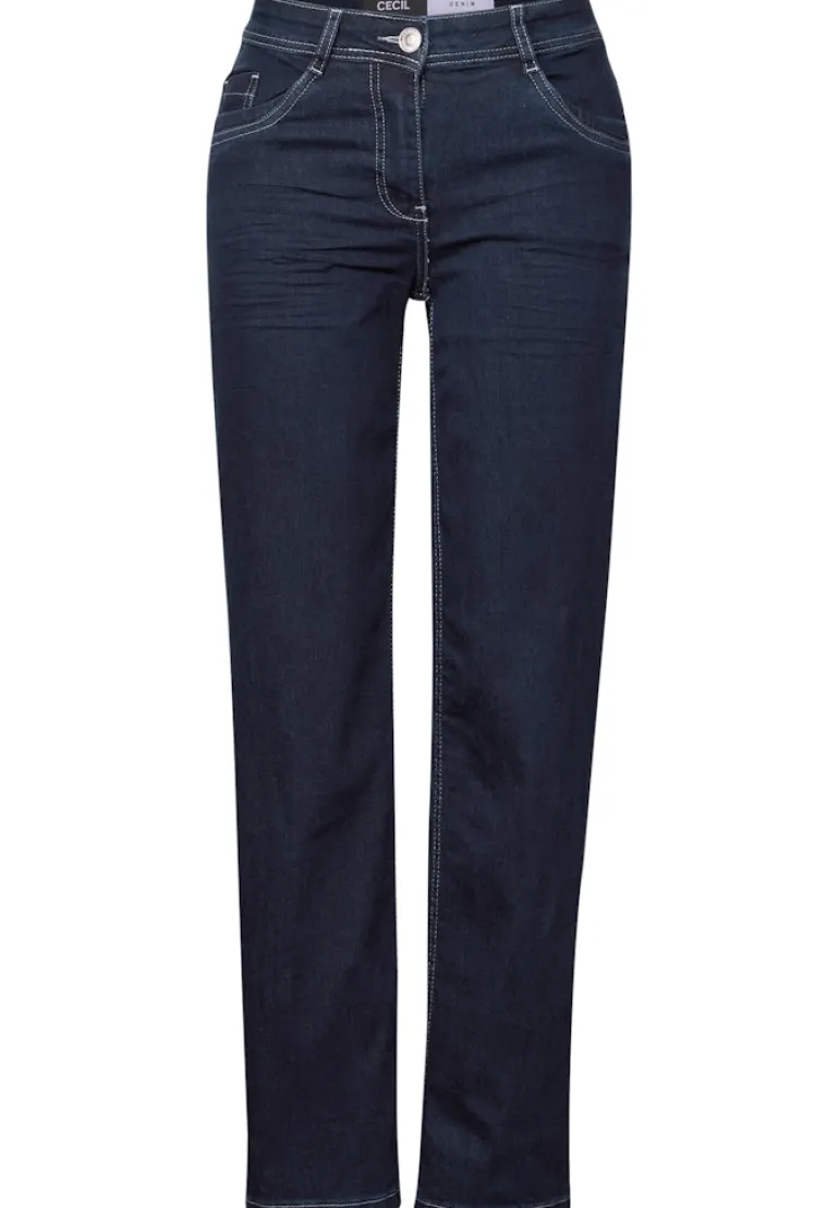 Rinsed Straight Leg Jeans rinsed wash