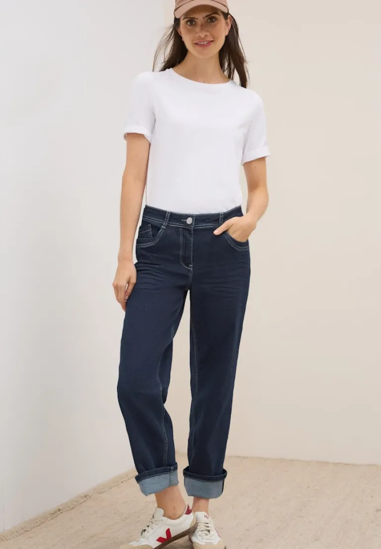 Rinsed Straight Leg Jeans rinsed wash