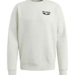 R-neck brushed sweat vaporous gray