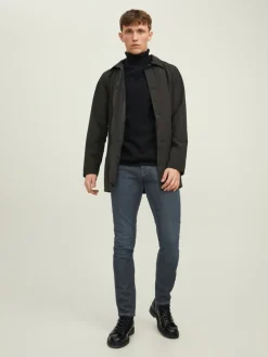 Rollkragenpullover black