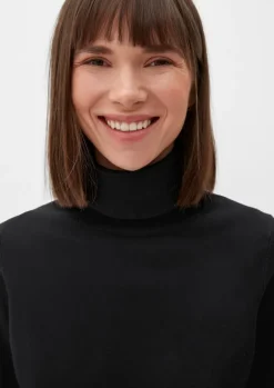 Rollkragenpullover schwarz