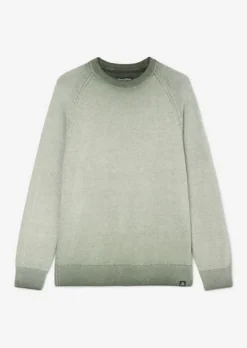 Rundhals-Strickpullover fermented fern