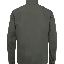Semi long jacket FUTURER 2.0 Mech cotton beluga
