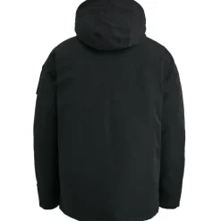 Semi long jacket STEARPACKER Ottoman black