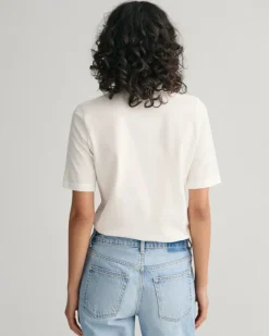 Shield Piqué Poloshirt eggshell