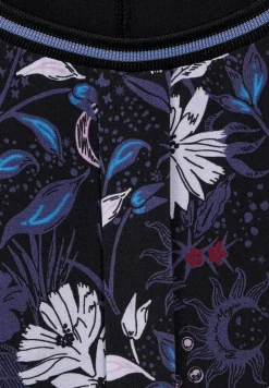 Shirt im Materialmix black