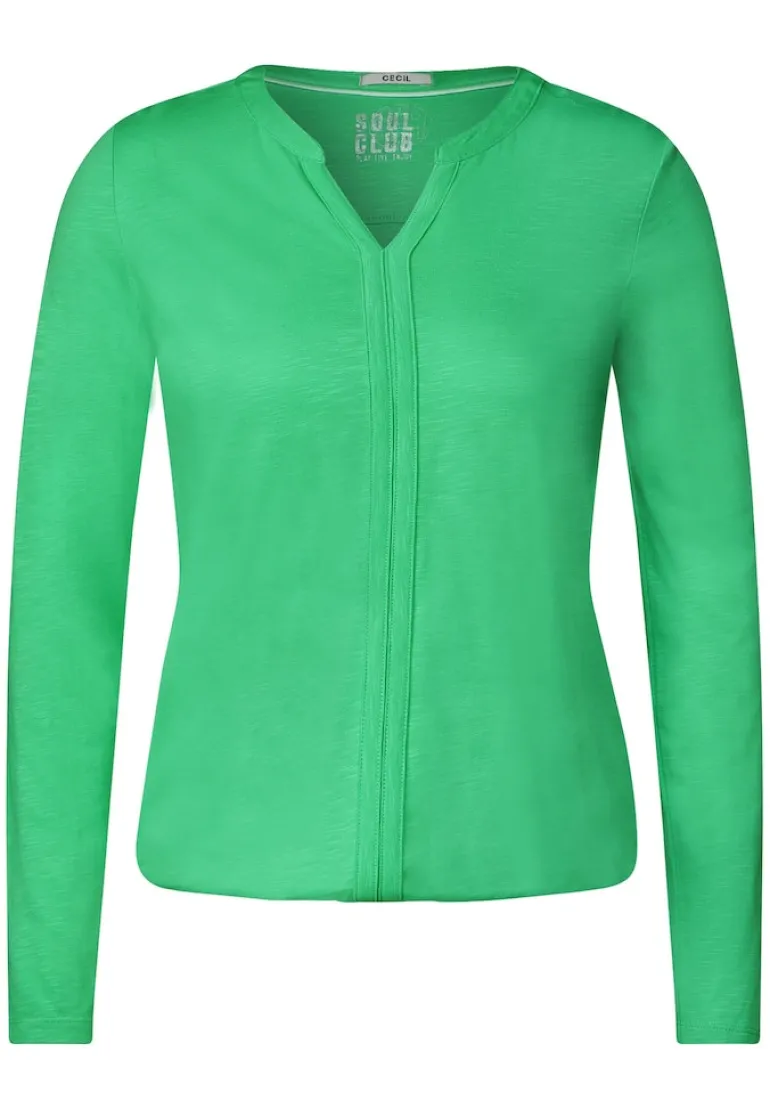 Shirt im Tunikastyle smash green