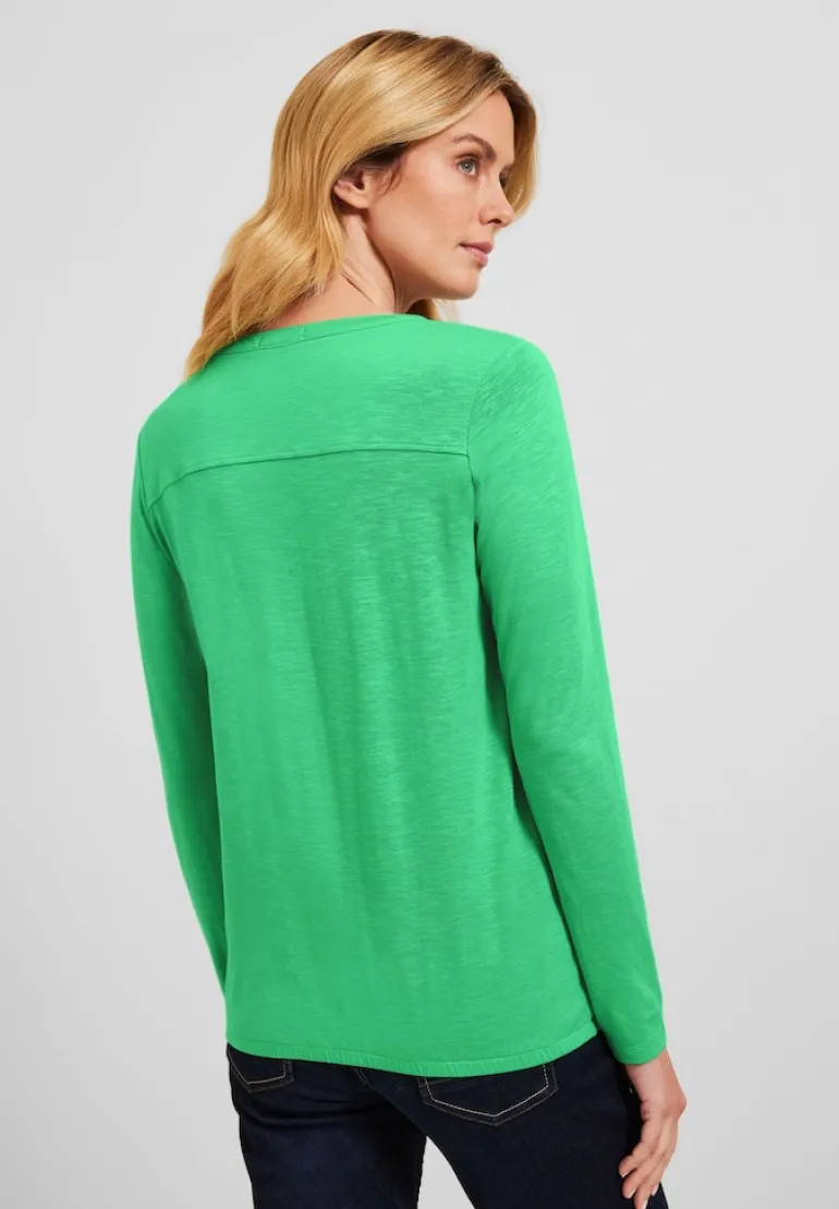 Shirt im Tunikastyle smash green