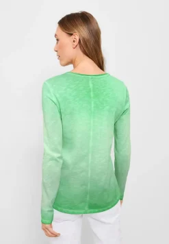 Shirt in gewaschener Optik smash green